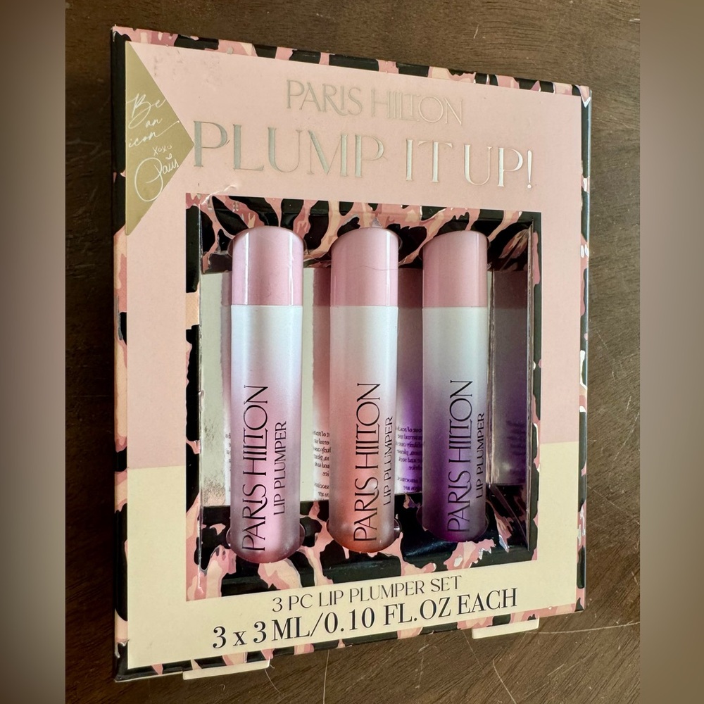 Paris Hilton Plump It Up! 3-Piece Lip Plumper Gloss Trio